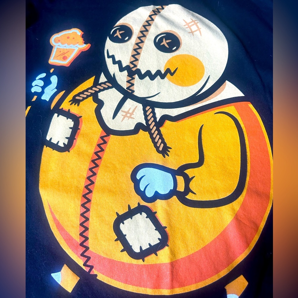 Johnny cupcakes, trick r treat fat boy Sam shirt